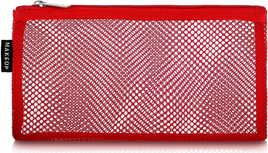 Mesh Beauty Bag, Pink, 22x10 cm  - MakeUp — photo N1