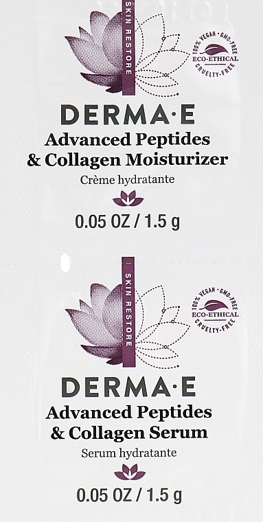 Sample Set - Derma E Skin Restore Set (cr/1.5g + serum/1.5g) — photo N1