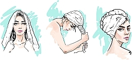 Hair Drying Turban Towel, lilac - MAKEUP — photo N44