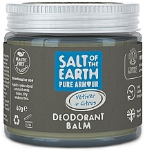 Natural Deodorant Balm - Salt Of The Earth Vetiver & Citrus Deodorant Balm — photo N1