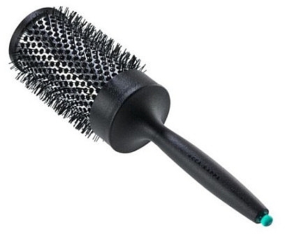 Hair Brush, 53 mm - Acca Kappa Thermic Comfort Grip Black Brushes — photo N1