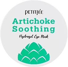 Soothing Hydrogel Artichoke Eye Patches - Petitfee&Koelf Artichoke Soothing Eye Mask — photo N2