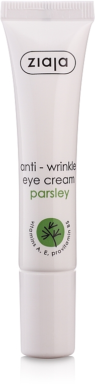 Parsley Eye Cream - Ziaja Cream Eye And Eyelid Anti-Wrinkle Parsley — photo N3
