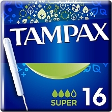 Fragrances, Perfumes, Cosmetics Tampons with Applicator, 16 pcs - Tampax Super Duo