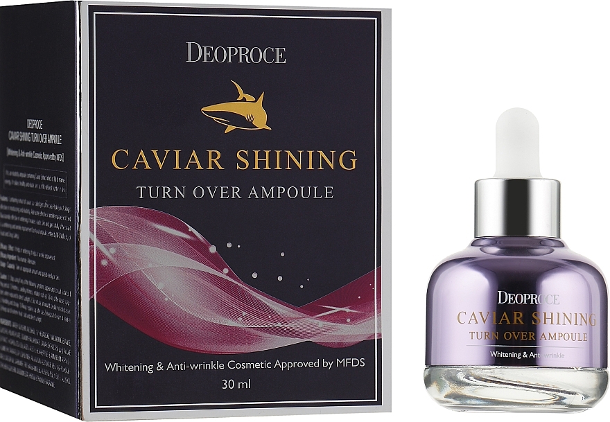Caviar Shining Serum - Deoproce Caviar Shining Turn Over Ampoule — photo N2