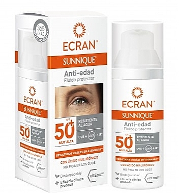 Facial Sunscreen Foam - Ecran Sunnique Anti-aging Facial Spf50+ — photo N1