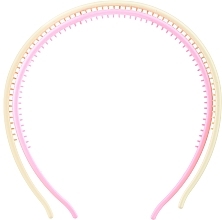 Hair Band, 2 pcs, pink + yellow - Donegal FA-5603 — photo N1