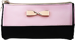 Fragrances, Perfumes, Cosmetics Makeup Bag, 498798, black-pink - Inter-Vion Golden Bow