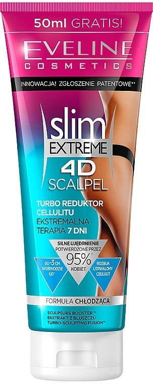 Anti-Cellulite Cream - Eveline Cosmetics Slim Extreme 4D Scalpel — photo N1