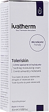 Soothing & Moisturizing Face Cream for All Skin Types - Ivatherm Toleriskin Soothing Moisturizing Cream — photo N2