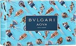 Bvlgari Aqva Pour Homme - Set (edt/100ml + ash/balm/100ml + bag) — photo N1