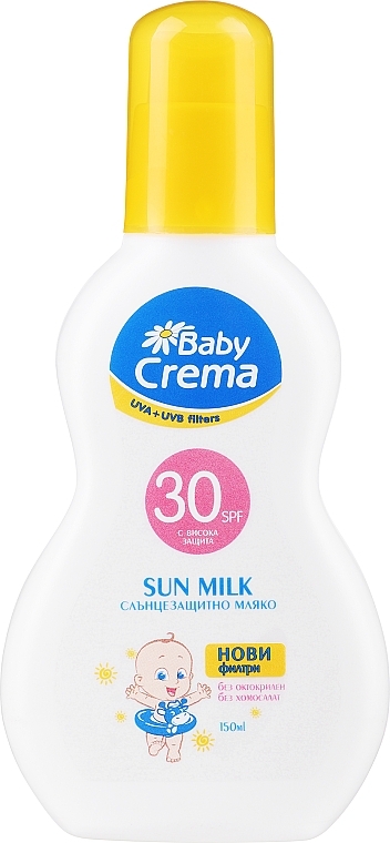 Face & Body Sun Milk Spray - Baby Crema Sun Milk SPF 30+ — photo N1