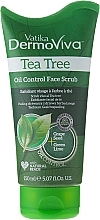 Fragrances, Perfumes, Cosmetics Face Scrub - Dabur Vatika DermoViva Tea Tree Oil Control Face Scrub