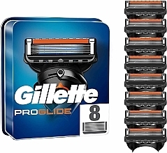 Shaving Razor Refills, 8 pcs. - Gillette Fusion ProGlide — photo N2