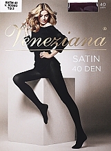 Satin Tights, 40 Den, v rosso - Veneziana — photo N5