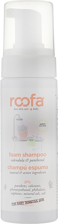 Baby Foam-Shampoo with Calendula & Panthenol (Sulfate-Free) - Roofa Calendula & Panthenol Syndet Foam Shampoo — photo N16