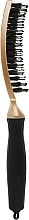 Massage Brush with Natural Pile - Olivia Garden Finger Brush Combo Trinity Passion Gold — photo N7