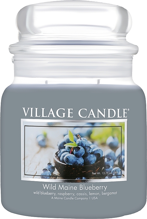 Scented Candle in Jar - Village Candle Wild Maine Blueberry — photo N3