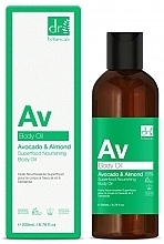 Avocado & Almond Moisturizing Body Oil - Dr. Botanicals Avocado & Almond Superfood Nourishing Body Oil — photo N1