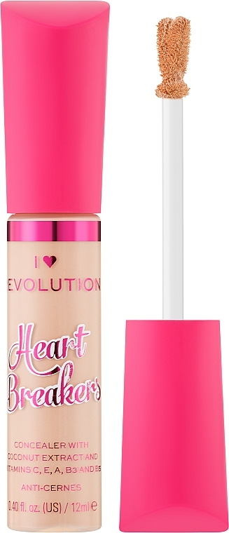 Concealer - I Heart Revolution Heartbreakers Liquid Concealer — photo N4