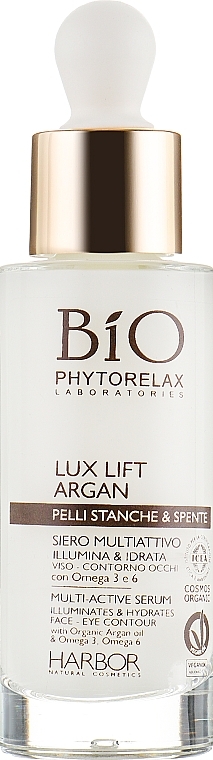 Face Serum - Phytorelax Laboratories Lux Lift Argan Multi-Active Serum — photo N4