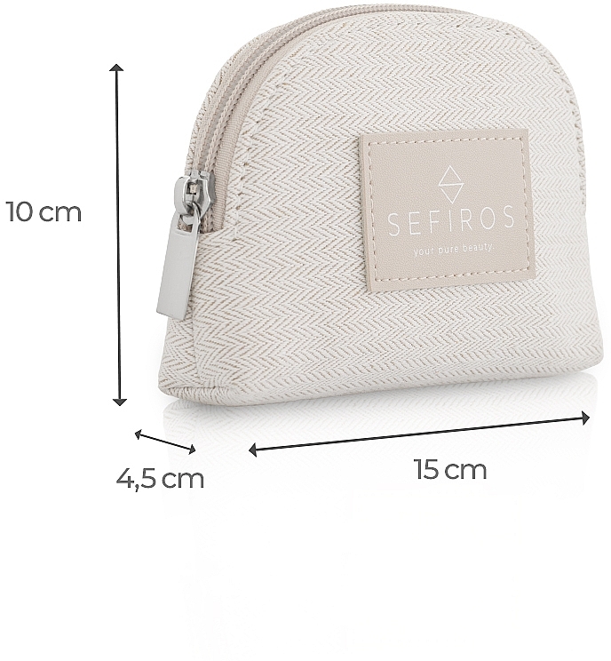 Cosmetic Bag, 15x10x4.5 cm - Sefiros BaSha 1 Cosmetic Bag — photo N1