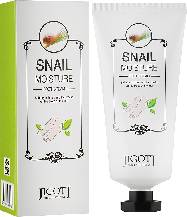 Foot Cream with Snail Mucin Extract - Jigott Real Moisture Snail Foot Cream — photo N5