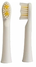 Kids Electric Toothbrush Heads, white, 2 pieces - Smiley Light Kids — photo N1