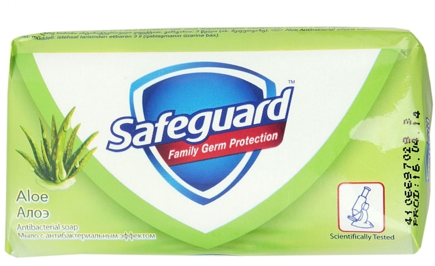 Antibacterial Aloe Soap - Safeguard Nature — photo N2