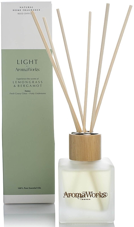 Set - AromaWorks Light Range Reed Diffuser (diffuser/4x[100ml) — photo N2