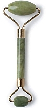 Fragrances, Perfumes, Cosmetics Face Roller - Earth Harbor Jade Gemstone Rose Gold Facial Roller