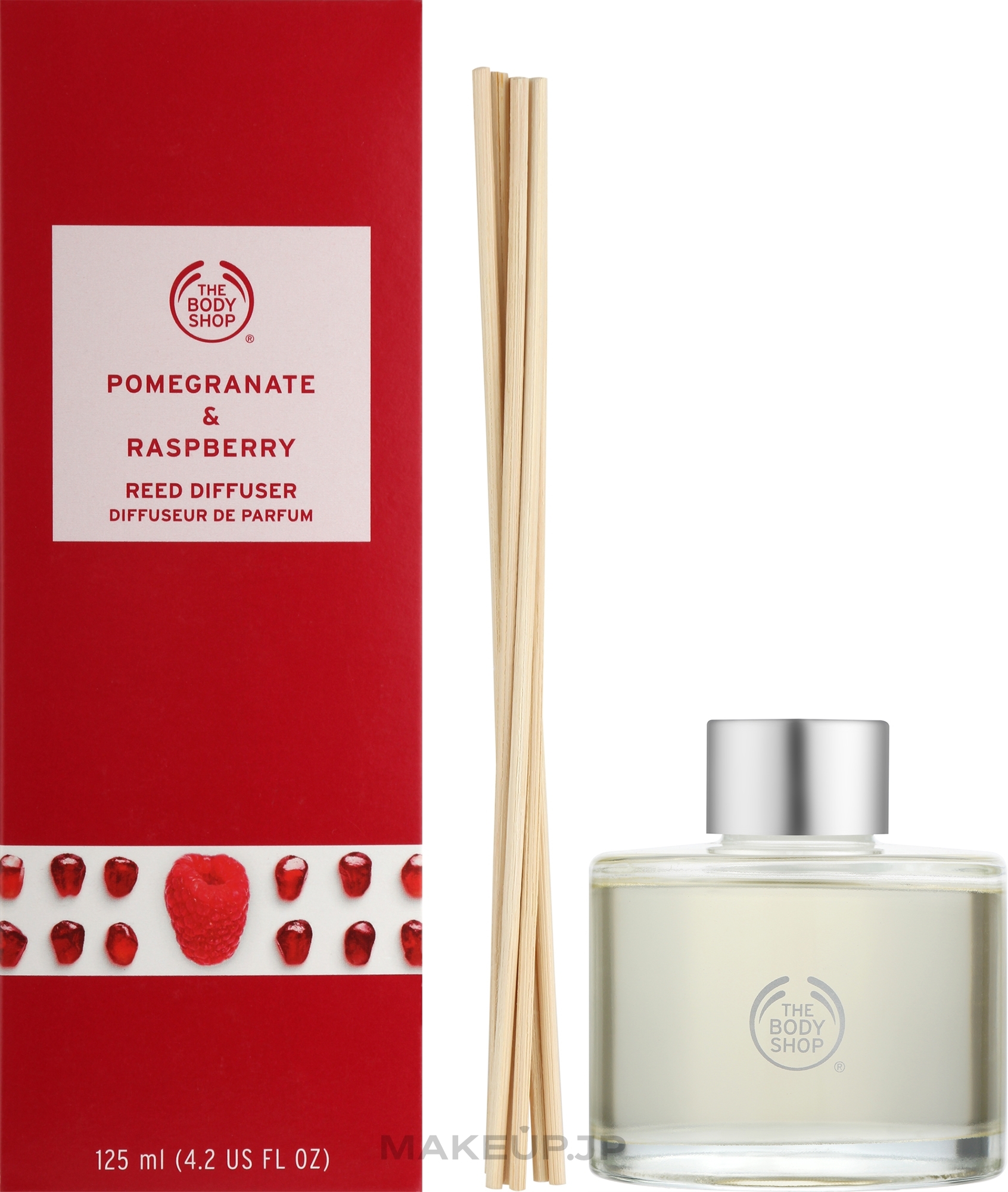 Pomegranate & Raspberry Reed Diffuser - The Body Shop Pomegranate & Raspberry Reed Diffuser — photo 125 ml