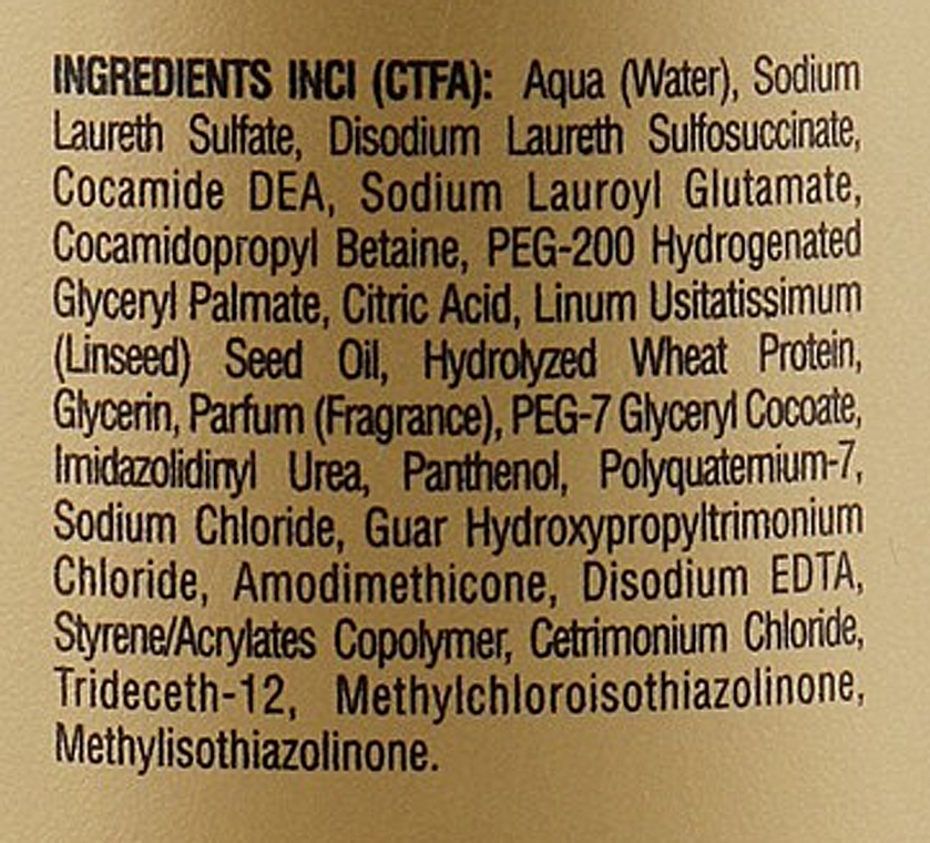 Shampoo with Flax Extract - Kleral System Semi Di Lino Shampoo — photo N15