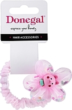 Fragrances, Perfumes, Cosmetics Hair Tie, FA-5653, pinnk flower - Donegal