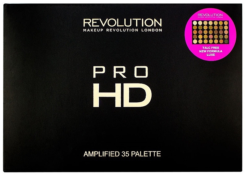 Eyeshadow Palette - Makeup Revolution Pro HD Palette Amplified 35 — photo N32