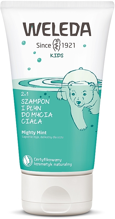 2-in-1 Shower Gel-Shampoo - Weleda Kids Magic Mint  — photo N1