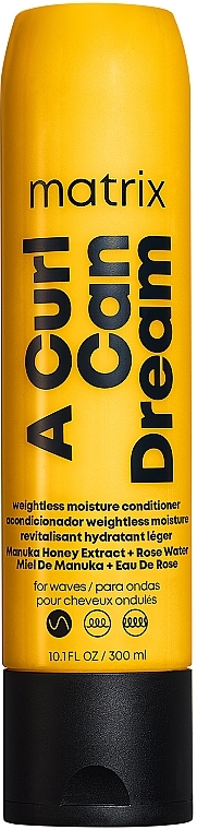 Moisturizing conditioner for wavy hair - Matrix A Curl Can Dream Weightless Moisture Conditioner — photo N2