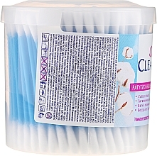 Cotton Buds in Round Cup, 200pcs - Cleanic Face Care Cotton Buds — photo N2