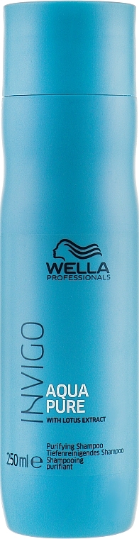 Cleansing Hair Shampoo - Wella Professionals Invigo Aqua Pure Shampoo — photo N10