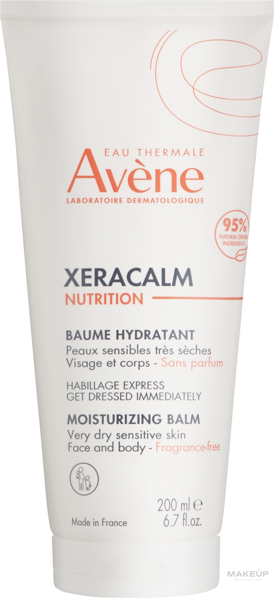 Moisturizing Body Balm - Avene XeraCalm Nutrition Moisturizing Balm — photo 200 ml