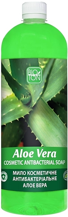 Antibacterial Aloe Soap - Bioton Cosmetics Aloe Liquid Soap (doy-pack)  — photo N13