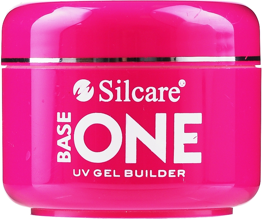 Clear Nail Gel - Silcare Base One UV Gel Builder Clear — photo N6