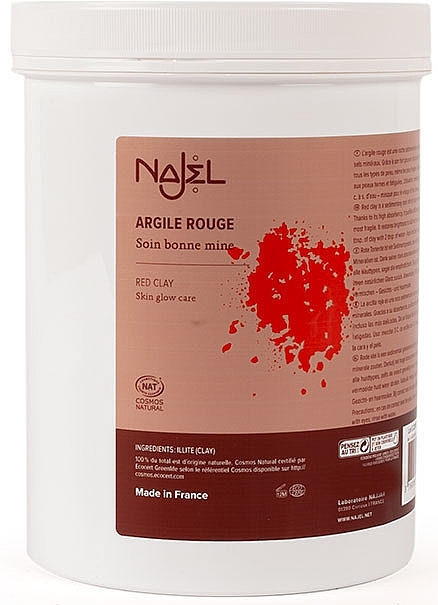 Red Clay Powder for All Skin Types - Najel Red Clay — photo N1