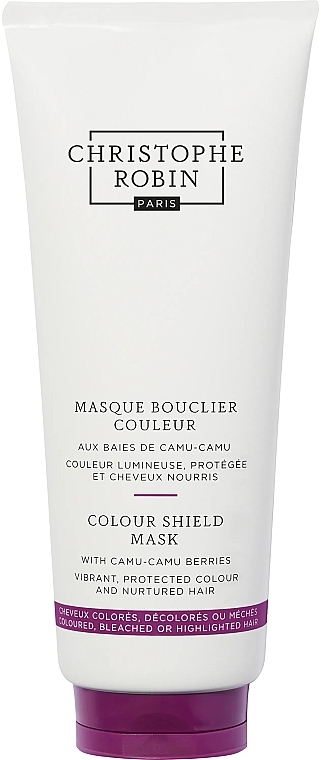 Mask for Colored & Highlighted Hair - Christophe Robin Color Shield Mask With Camu-Camu Berries — photo N2