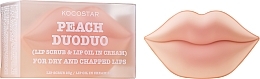 Fragrances, Perfumes, Cosmetics Lip Scrub & Lip Oil in Cream - Kocostar Lip Scrub & Lip Oil In Cream Peach Duoduo (scrb/23g + cr/20g)