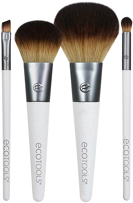 Makeup Brush Set, 4 pcs - EcoTools On-The Go Style — photo N1