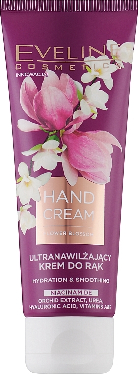 Hand Cream - Eveline Cosmetics Flower Blossom Hand Cream — photo N4