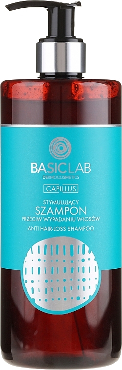 Anti Hair Loss Shampoo - BasicLab Dermocosmetics Capillus Anti Hair Loss Stimulating Shampoo — photo N20