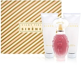 Fragrances, Perfumes, Cosmetics Vicky Tiel Sirene - Set (edp/100ml + b/lot/100ml + sh/gel/100ml)	