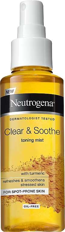 Refreshing Face Mist - Neutrogena Clear & Soothe Toning Mist — photo N9